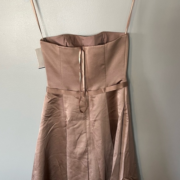 NWT Vintage x Michaelangelo Strapless Bustier Dress in Latte - Picture 6 of 12